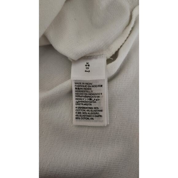 The Drop Amazon Ecru Sweater DRESS Side Slit Vanilla Size Medium Relaxed Casual - Picture 11 of 13